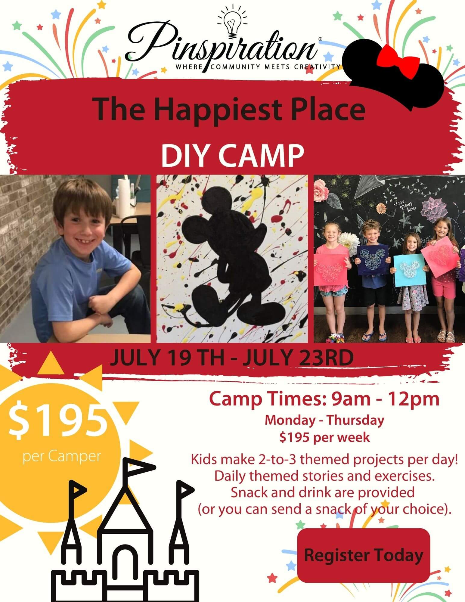 The Happiest Place DIY Summer Camp