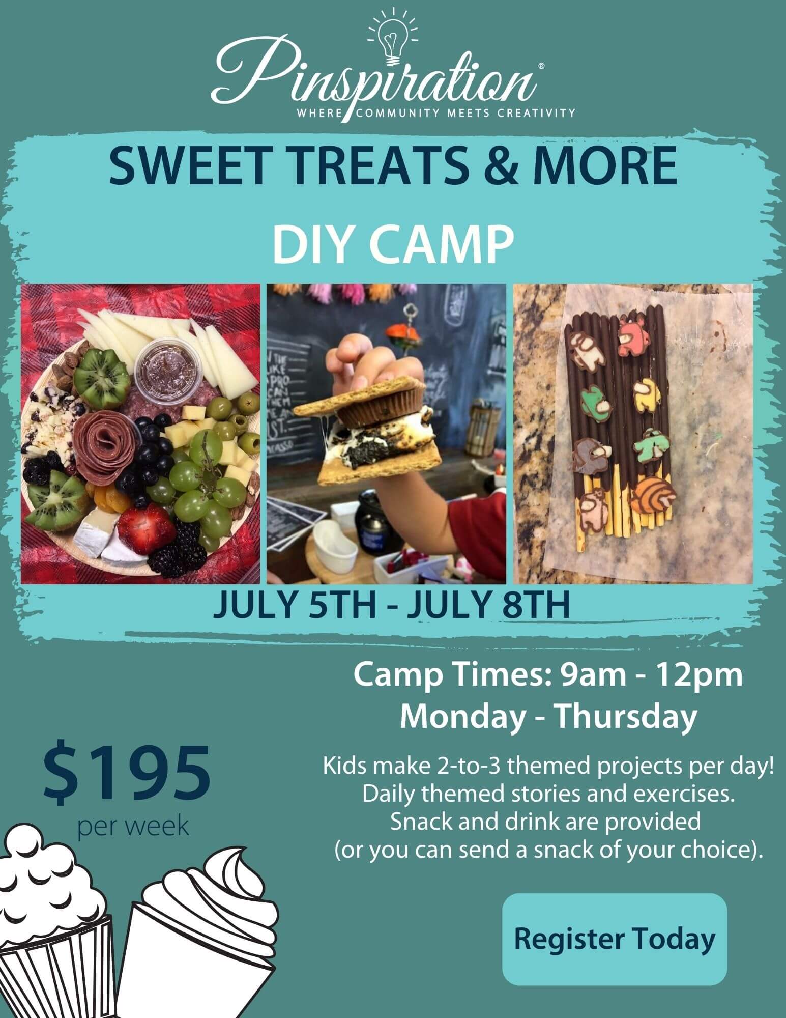Sweet Treats and More DIY Summer Camp (SOLD OUT)